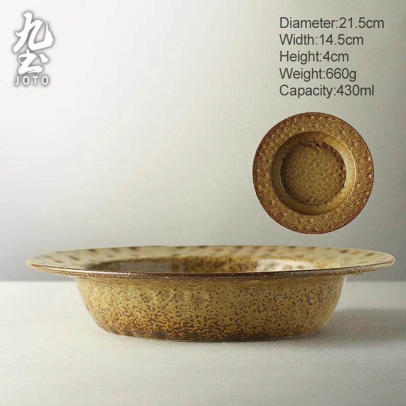 JOTO Ceramic Household Bowl Tableware