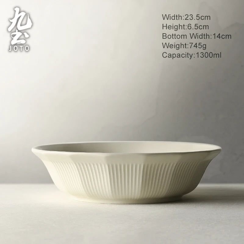 JOTO Fired at high temperature Handmade Ceramic Dinnerware Sets