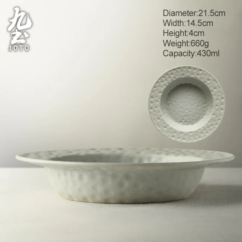 JOTO Ceramic Household Bowl Tableware