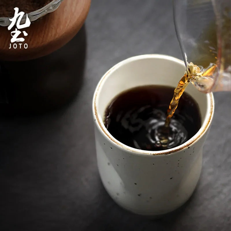JOTO Simple and stylish Handmade Ceramic Coffee Mug