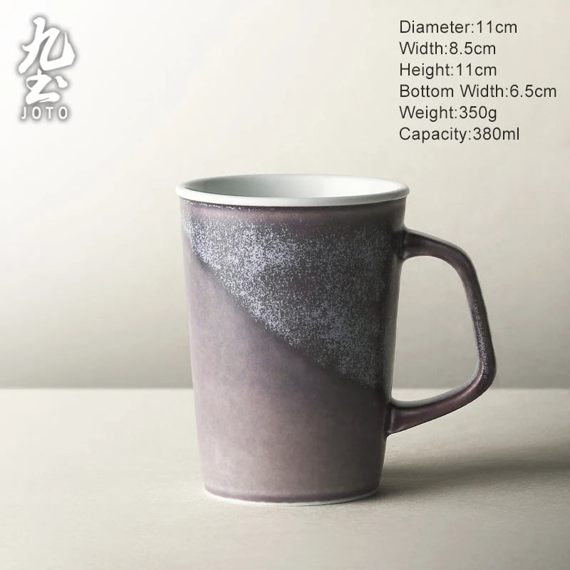 JOTO Artisanal Craftsmanship Perfect for Home Use Handmade Ceramic Mug for Home Coffee