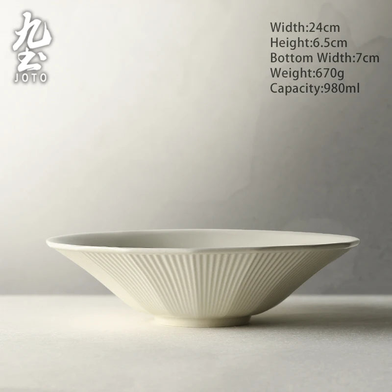 JOTO Fired at high temperature Handmade Ceramic Dinnerware Sets