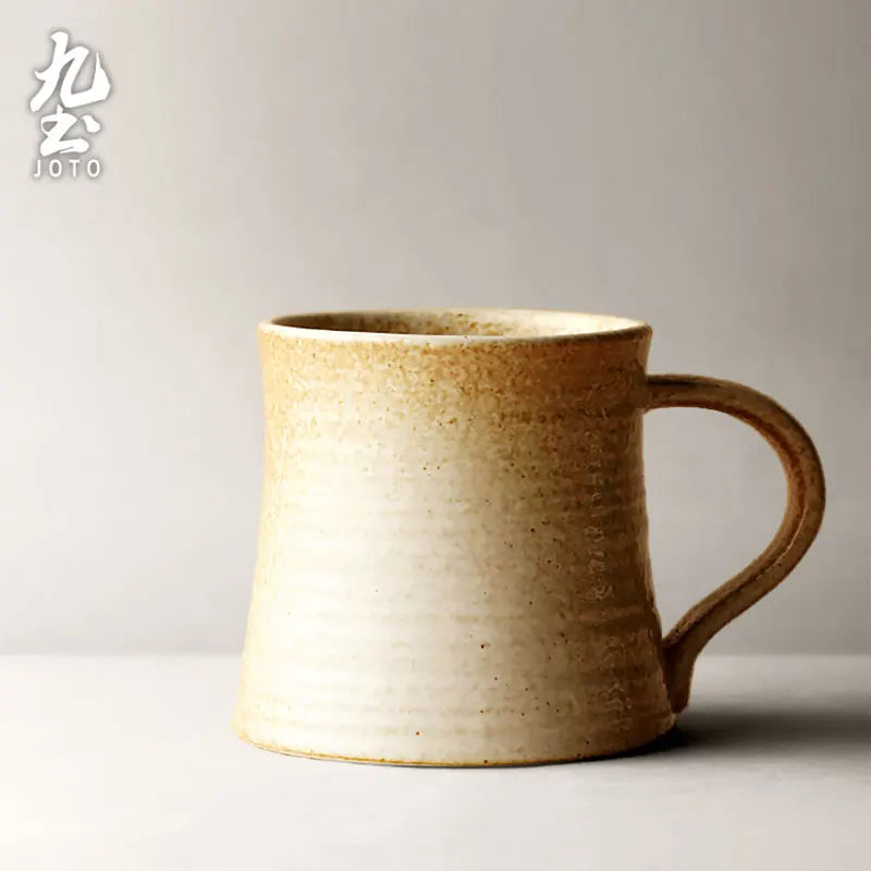 JOTO Comfortable and Ergonomic Smooth Ceramic Mug