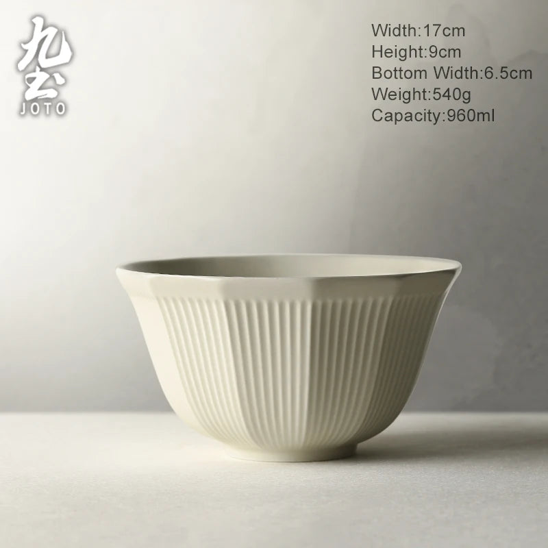JOTO Fired at high temperature Handmade Ceramic Dinnerware Sets