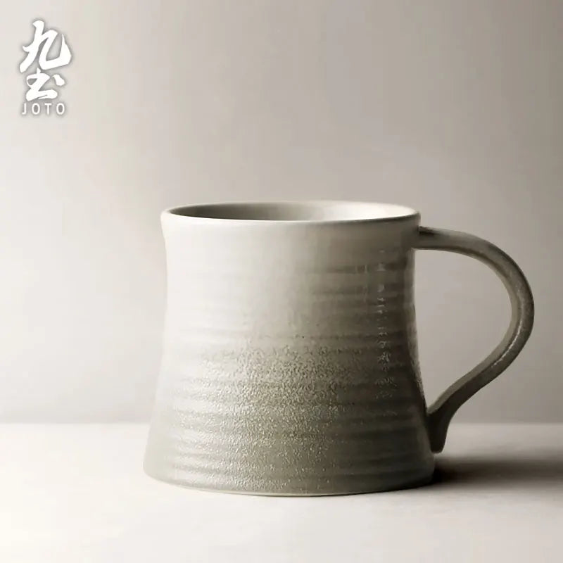 JOTO Comfortable and Ergonomic Smooth Ceramic Mug