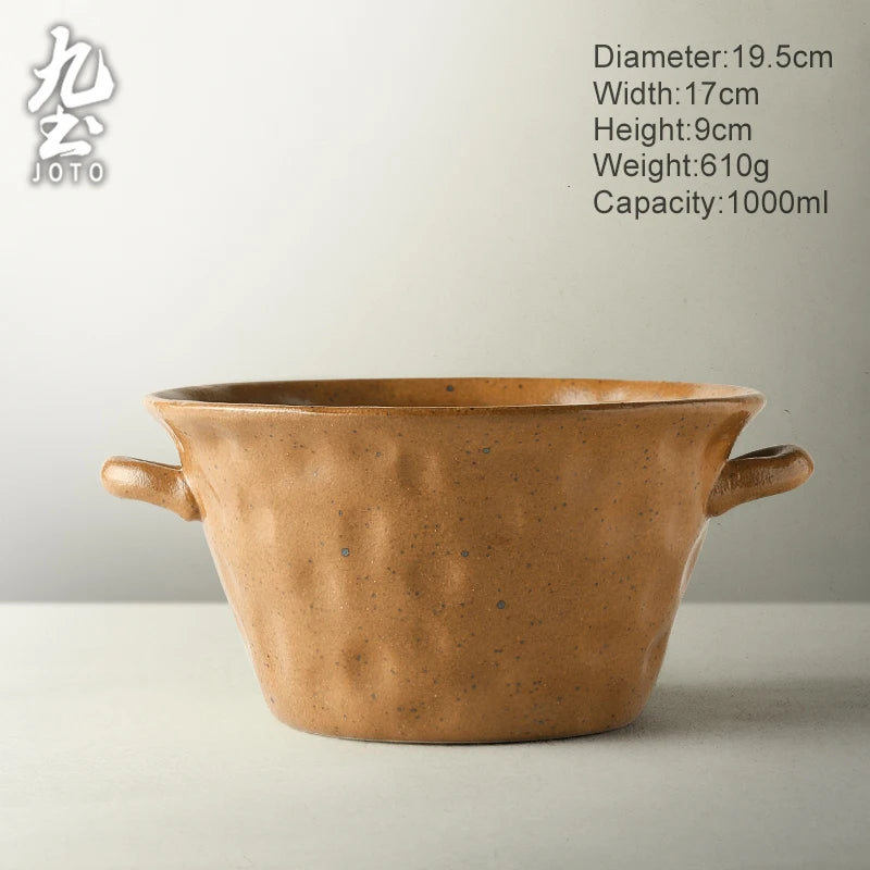 JOTO Ceramic Household Bowl Tableware