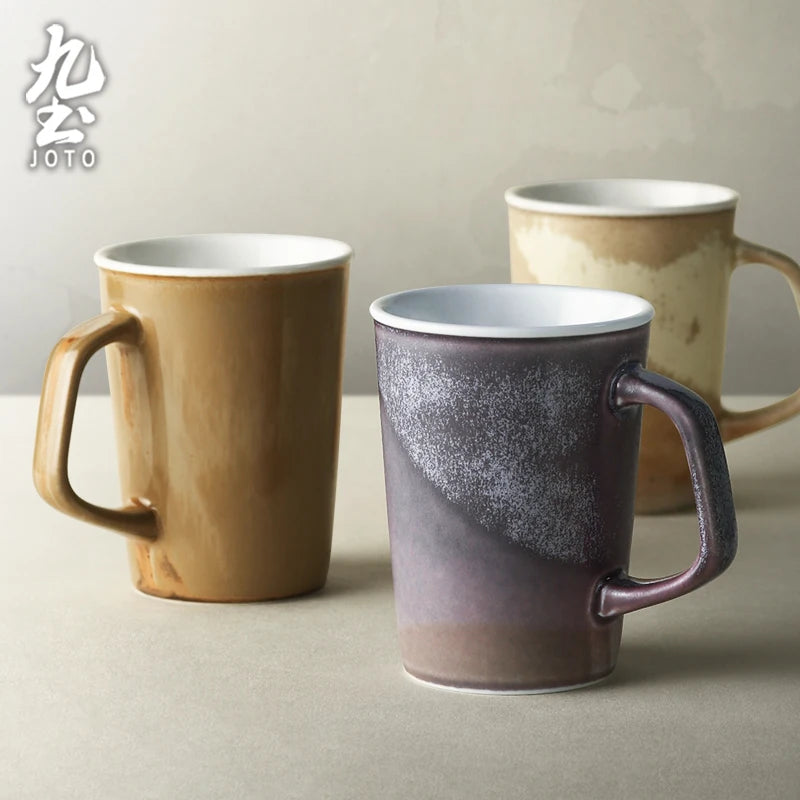 JOTO Artisanal Craftsmanship Perfect for Home Use Handmade Ceramic Mug for Home Coffee