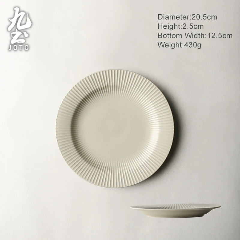 JOTO Fired at high temperature Handmade Ceramic Dinnerware Sets