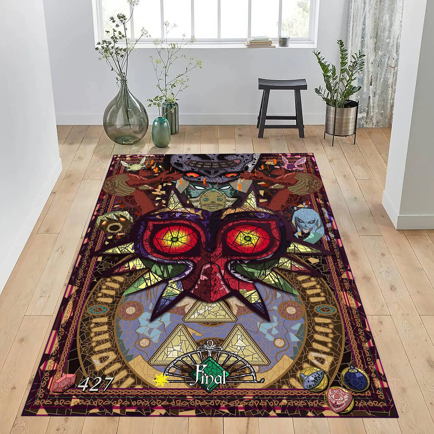 Majoras Mask Legend Area Rug