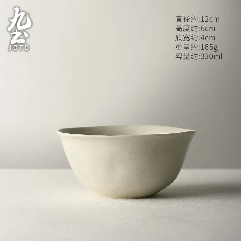 JOTO Delicate glaze for easy cleaning Vintage Ceramic Dish Set