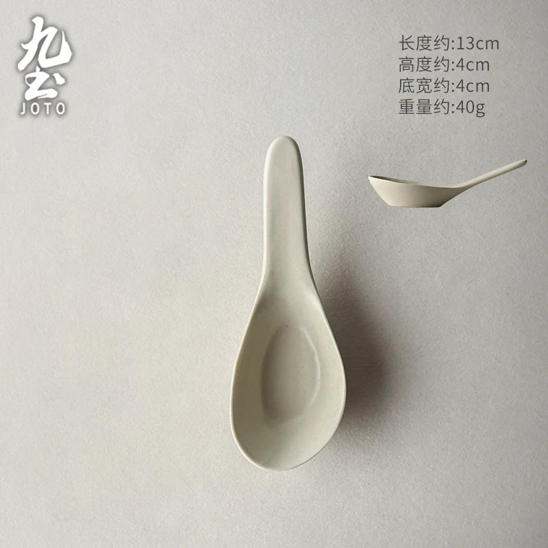 JOTO Delicate glaze for easy cleaning Vintage Ceramic Dish Set