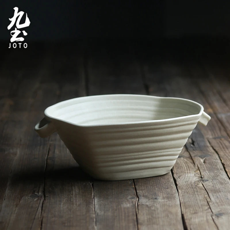 JOTO Delicate glaze for easy cleaning Vintage Ceramic Dish Set