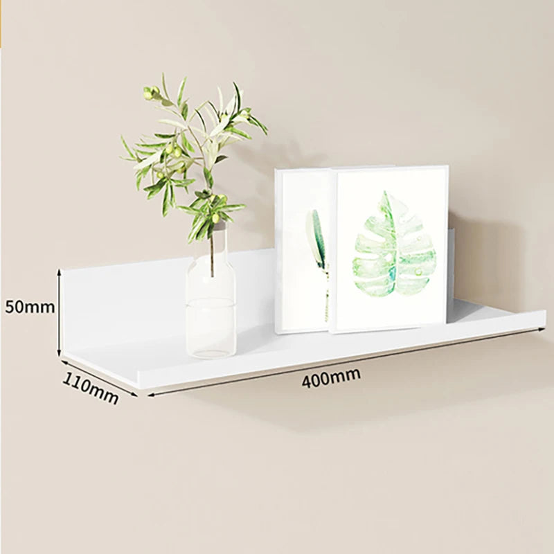 Living Room Floating Shelves No Drilling