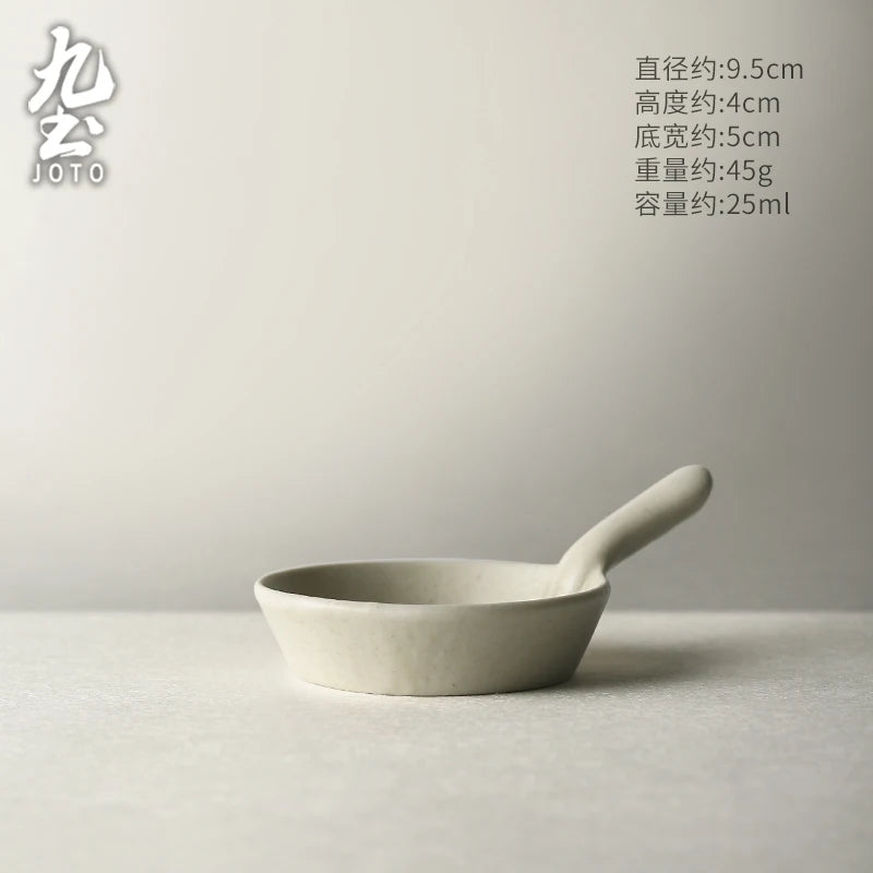 JOTO Delicate glaze for easy cleaning Vintage Ceramic Dish Set