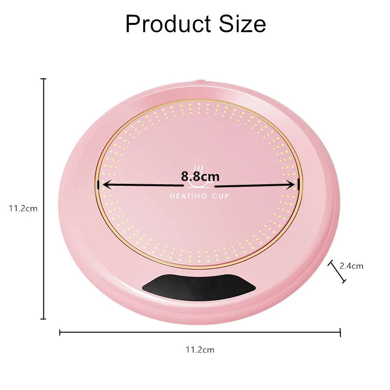 Constant temperature heating coaster