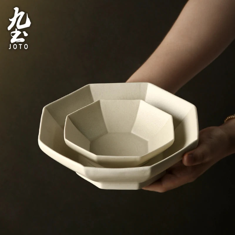 JOTO Delicate glaze for easy cleaning Vintage Ceramic Dish Set