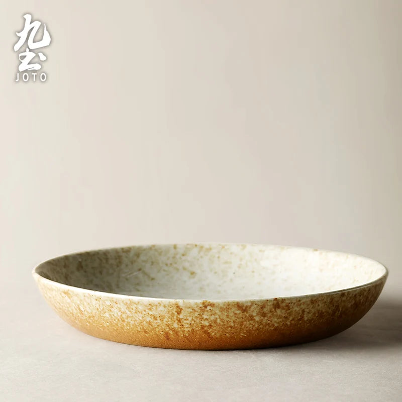 JOTO Craftsmanship Handmade Rough Ceramic Tableware Set