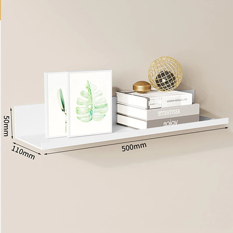 Living Room Floating Shelves No Drilling