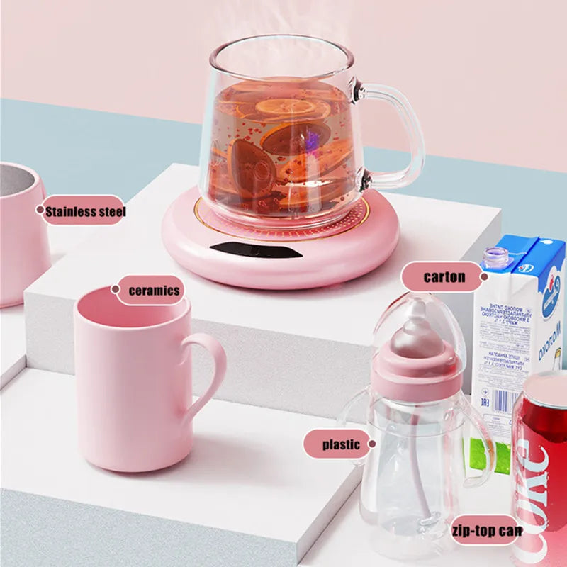 Constant temperature heating coaster