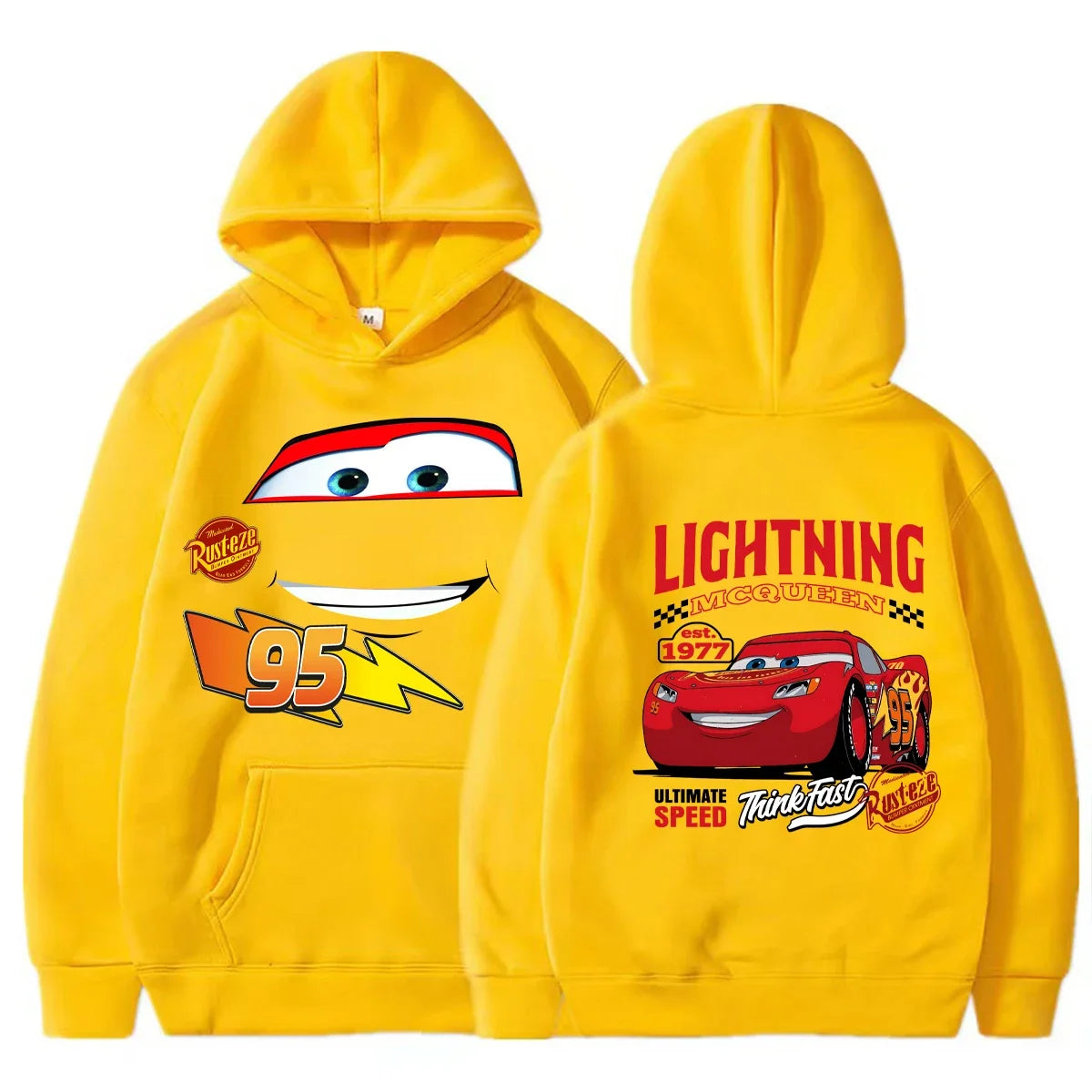 Light McQueen Printed Hoodie