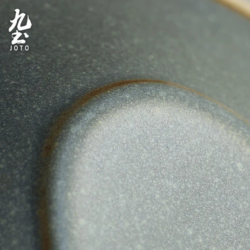 JOTO Japanese Handmade Ceramic Round Dessert Plate