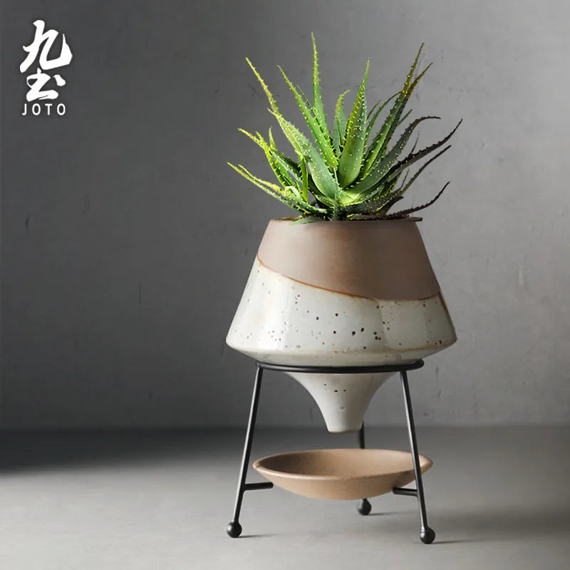 JOTO Original Three-dimensional Color Blocking Creative Flower Vessel Set