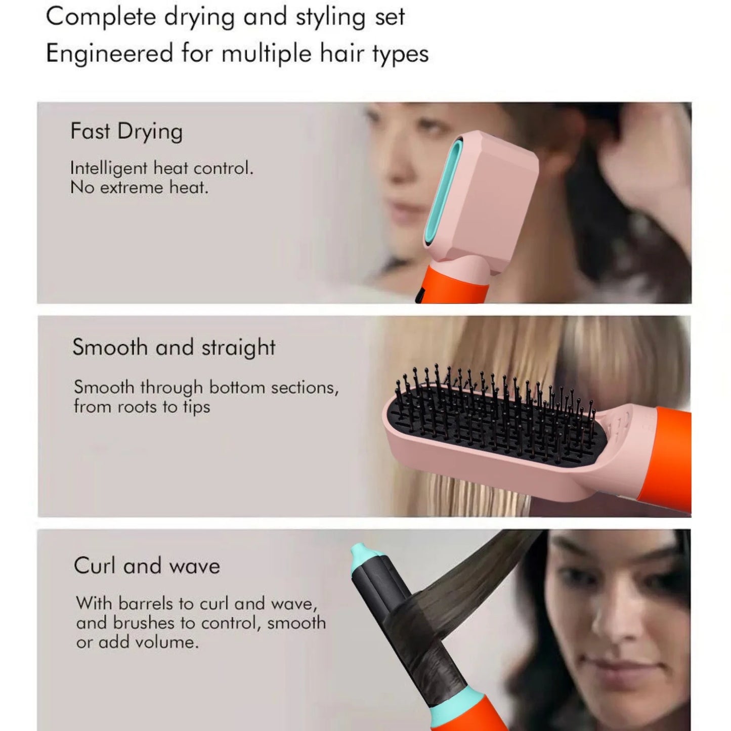 5 In 1 Multi Styler New Design Hair Dryer