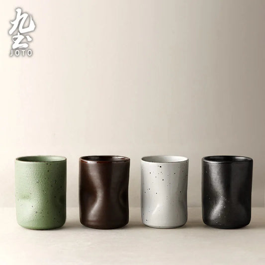 JOTO Simple and stylish Handmade Ceramic Coffee Mug