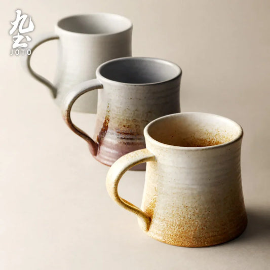 JOTO Comfortable and Ergonomic Smooth Ceramic Mug