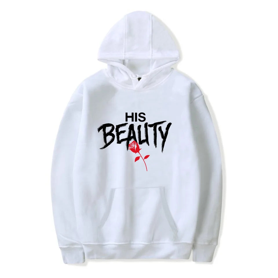 HER BEAST AND HIS BEAUTY HOODIES
