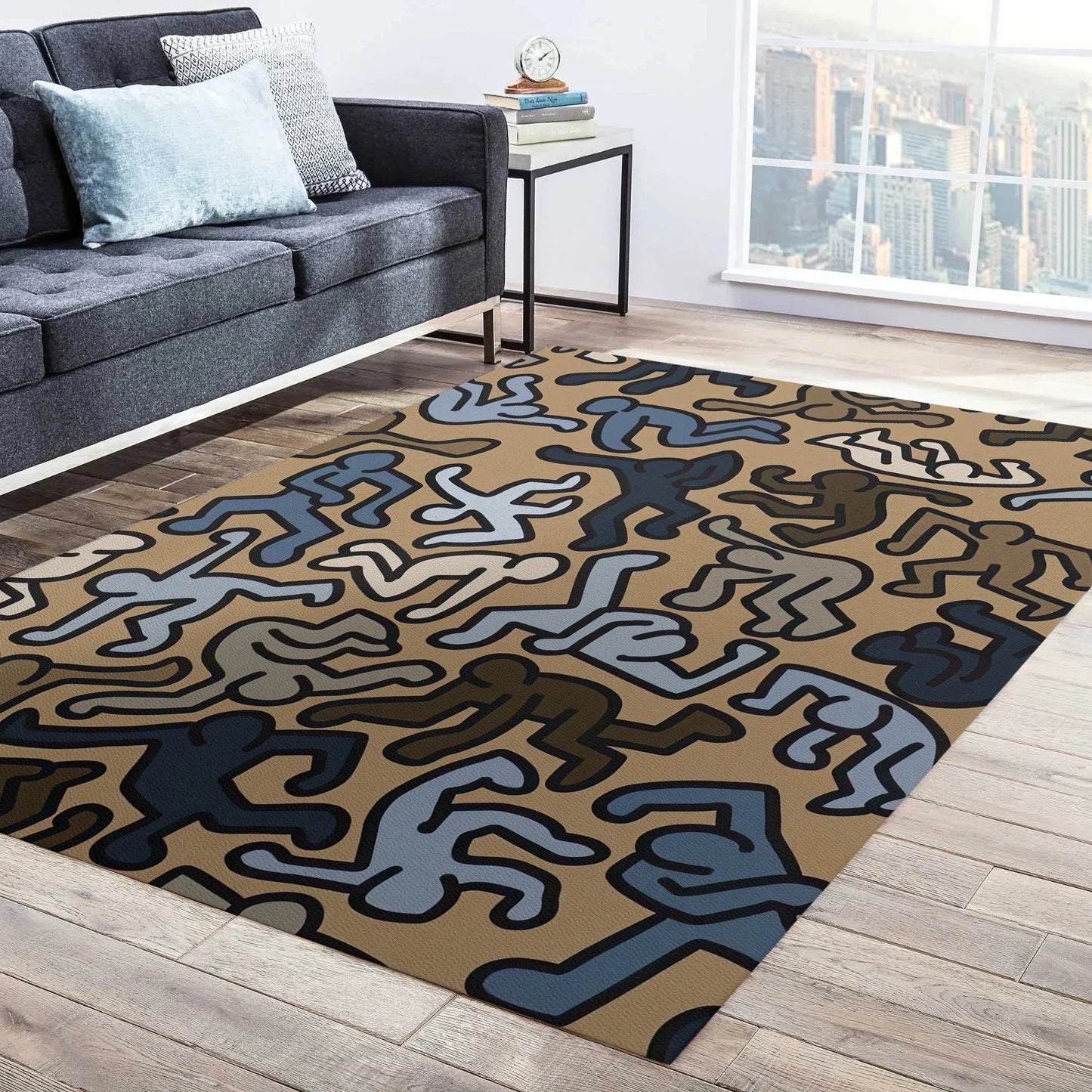 Dancing Pop art Non-Slip Rug