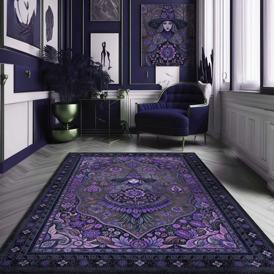 Purple Gothic Rug