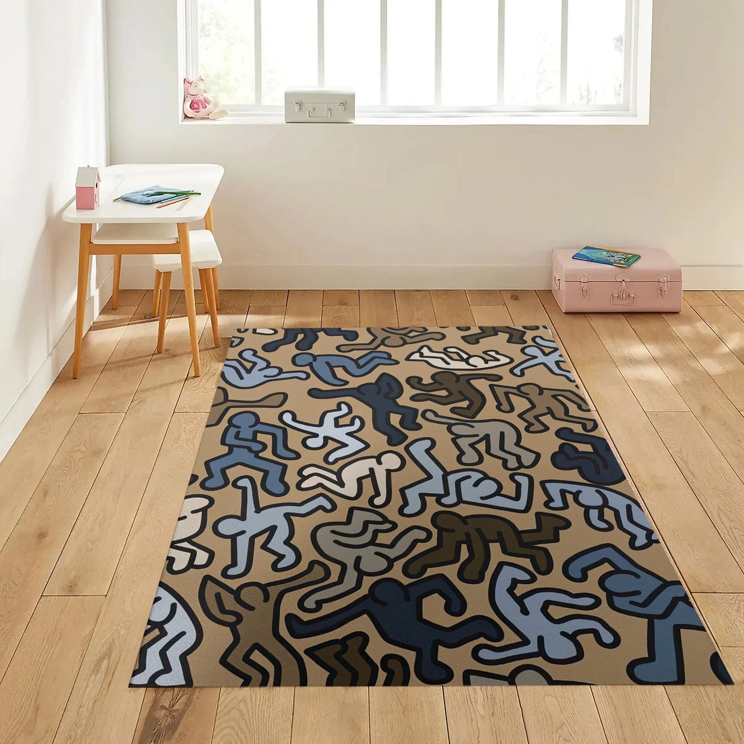 Dancing Pop art Non-Slip Rug