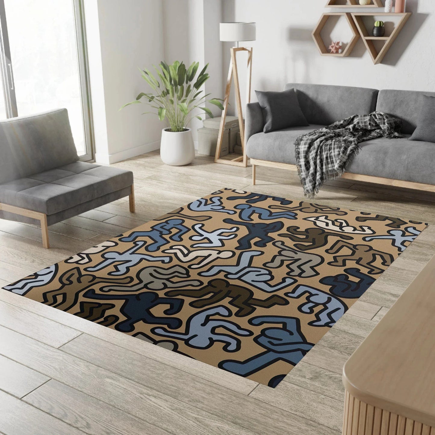 Dancing Pop art Non-Slip Rug