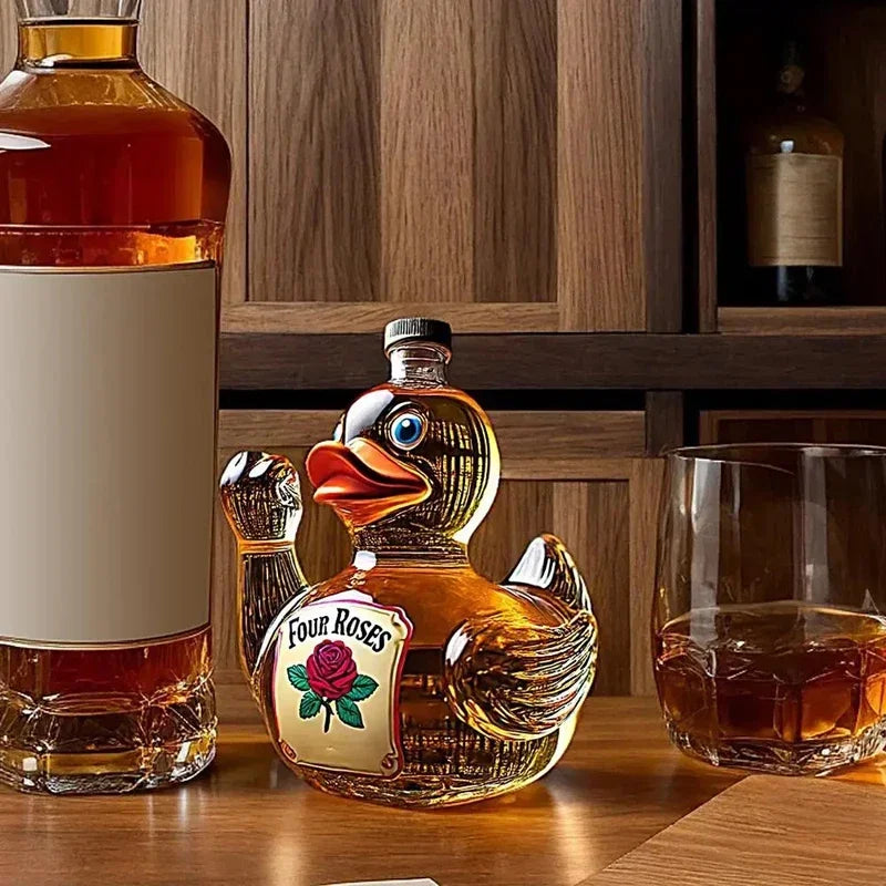 Funny French Bulldog Whiskey Bottle