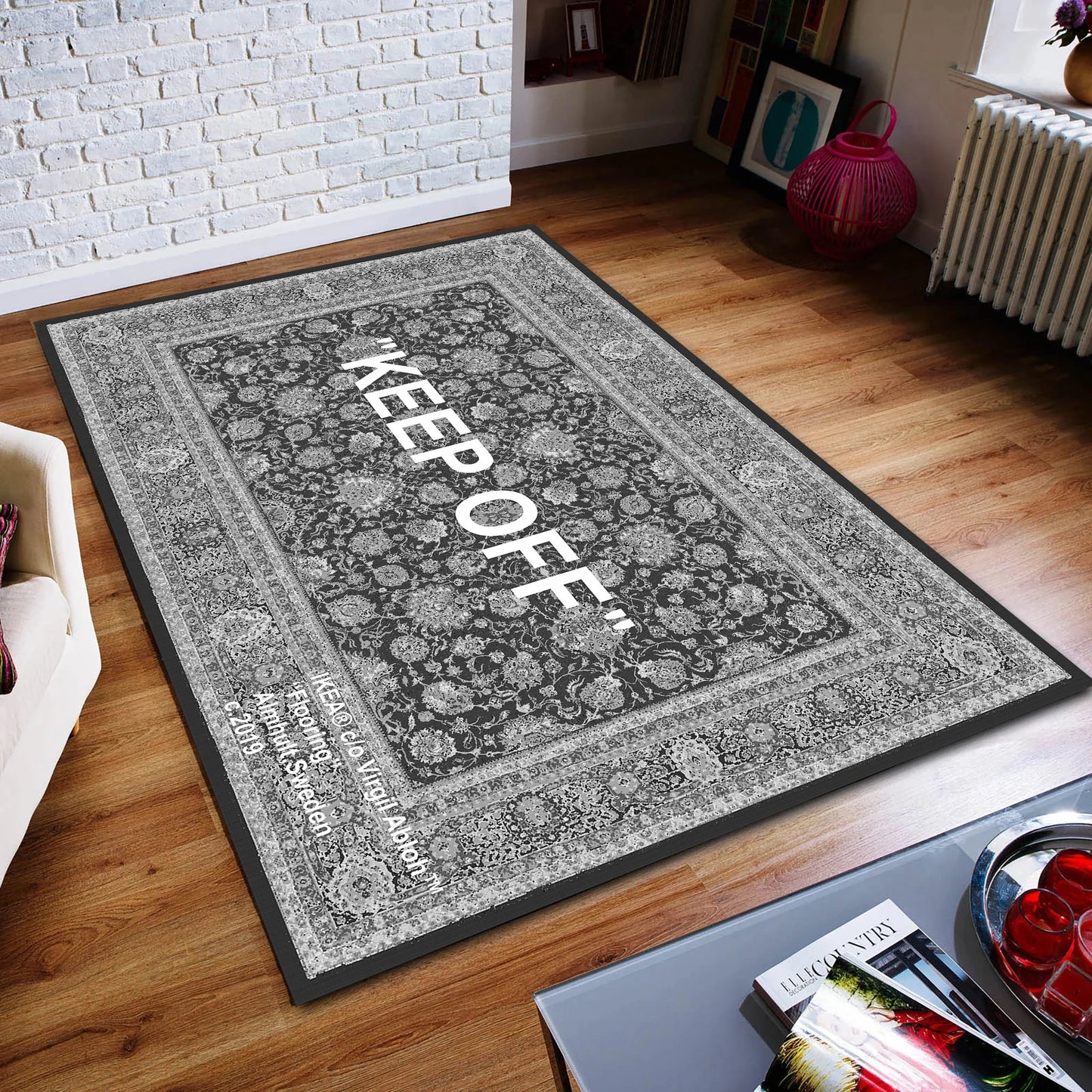 Keep Off Clouds Rug