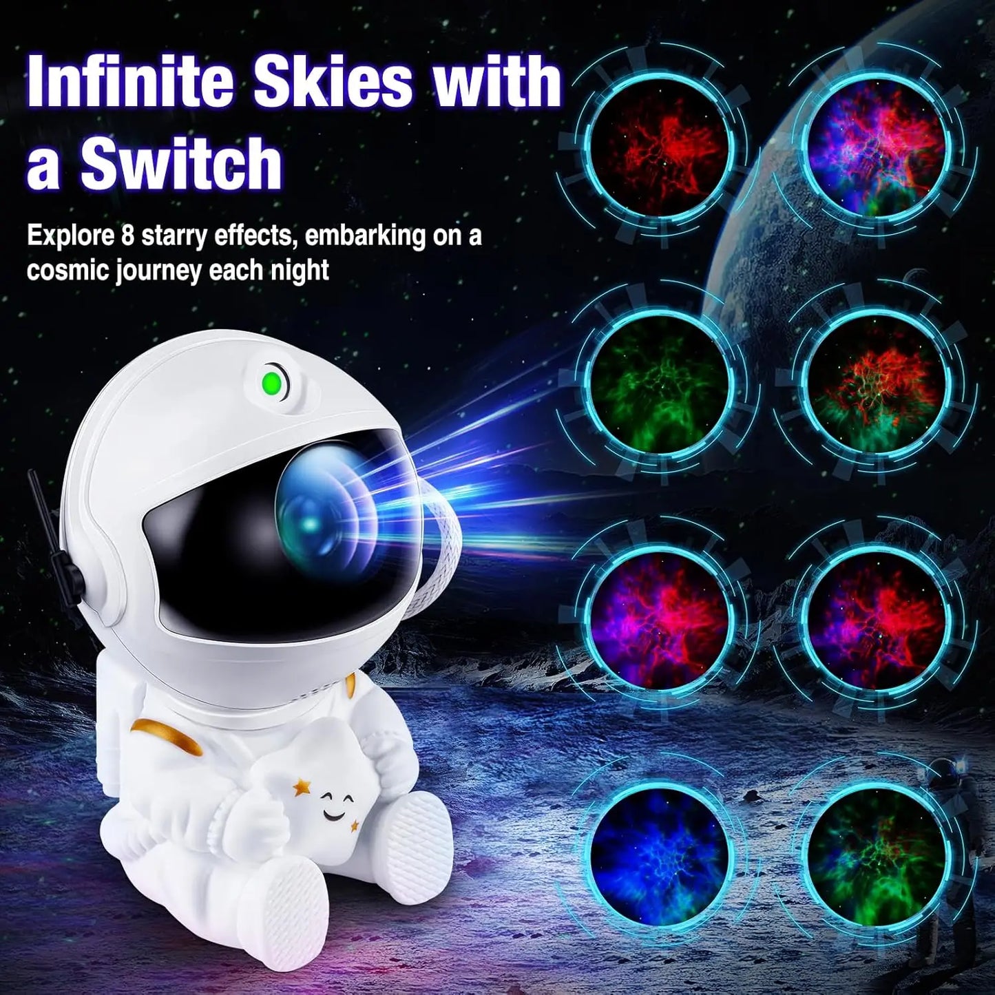 Galaxy Night Light Projector