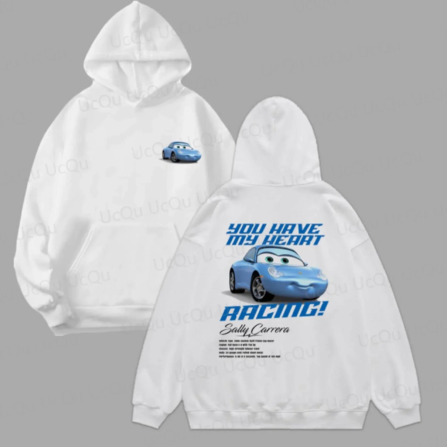 Light McQueen Printed Hoodie