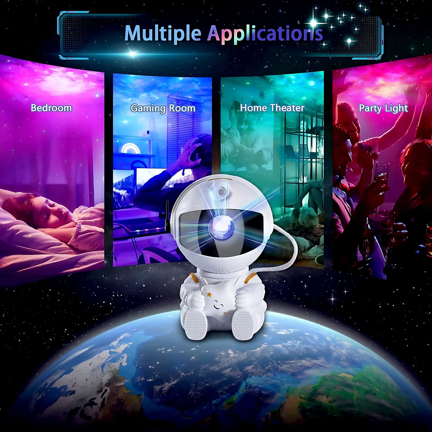 Galaxy Night Light Projector