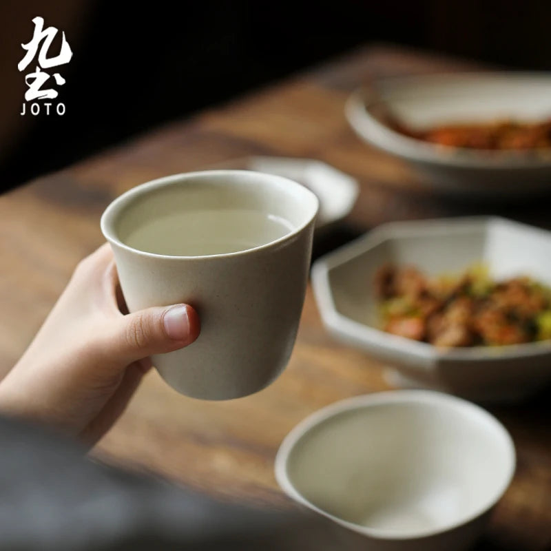 JOTO Delicate glaze for easy cleaning Vintage Ceramic Dish Set