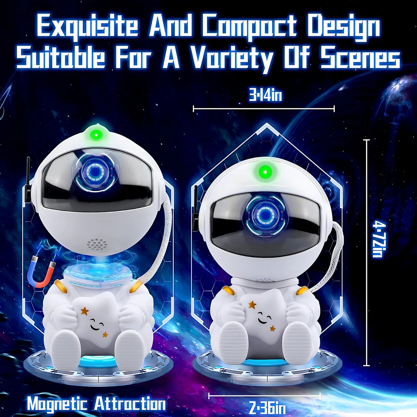 Galaxy Night Light Projector
