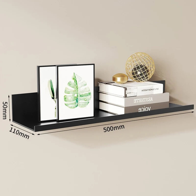 Living Room Floating Shelves No Drilling