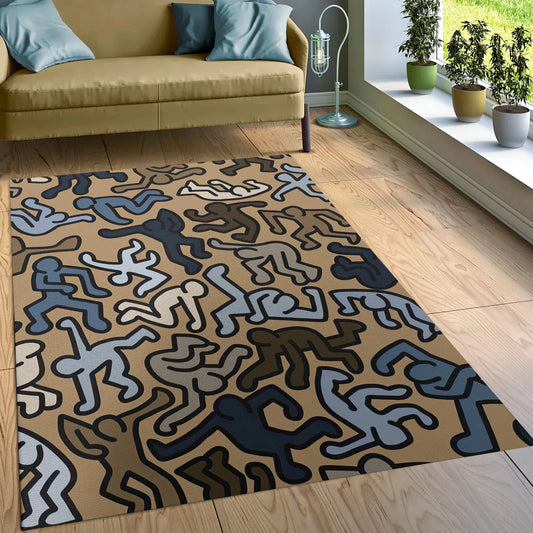 Dancing Pop art Non-Slip Rug